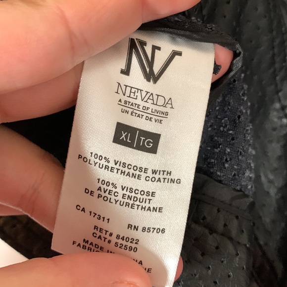 Nevada Faux Leather Style Vest Jacket - Picture 9 of 9